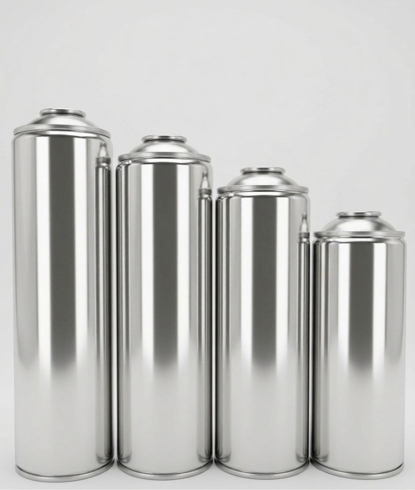 Plain Aerosol Tin Can